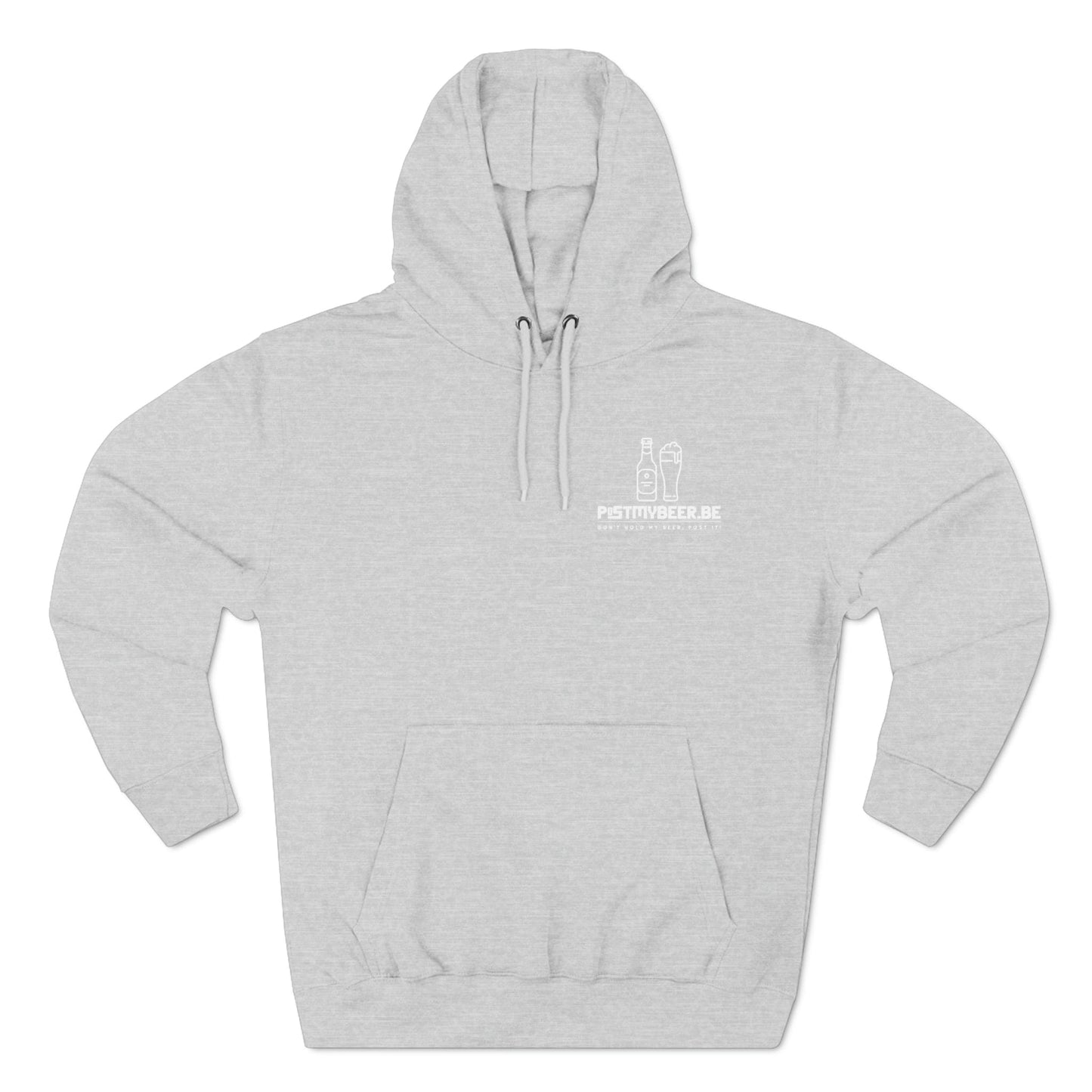 Unisex Premium Pullover Hoodie - I Wonder if beer thinks about me too