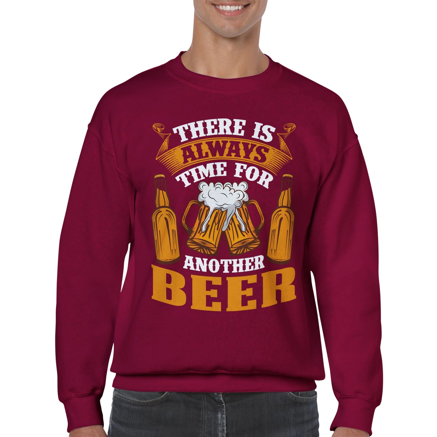 "There's always time for beer" sweater