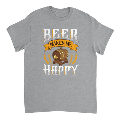 "Beer makes me happy" T-shirt