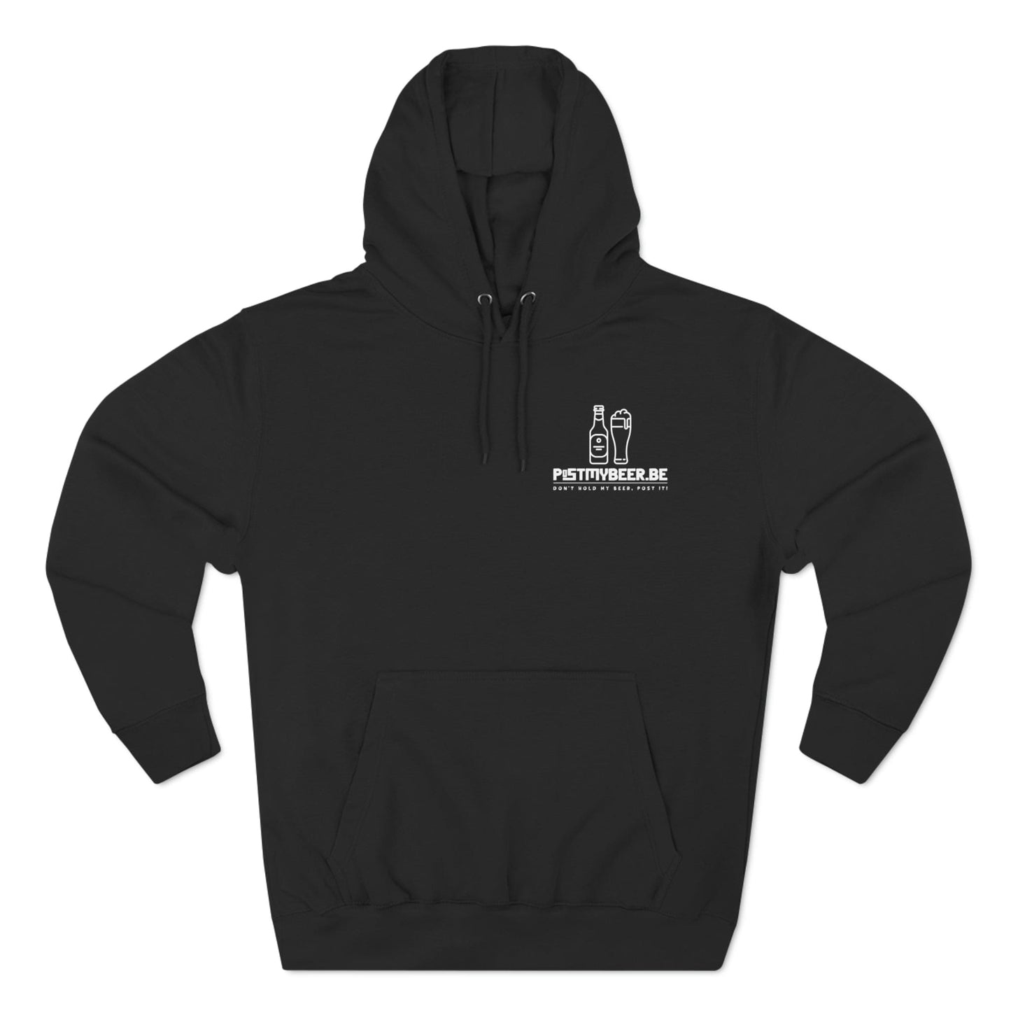 Unisex Premium Pullover Hoodie-Ich frage mich, ob Bier auch über mich aussieht