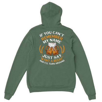 "Si vous ne vous souvenez pas de mon nom" Hoodie